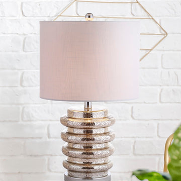 Allen 22.75" LED Glass Table Lamp - JONATHAN Y